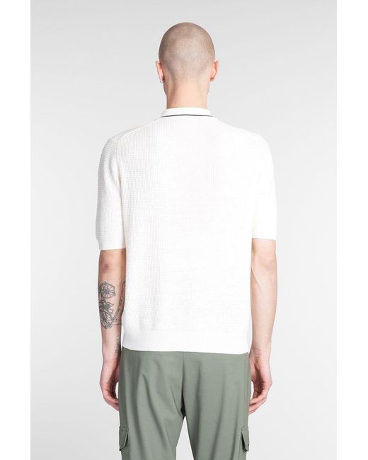 Ballantyne White Polo for men