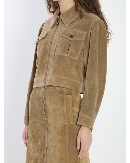 Arma Natural Helen Suede Jacket