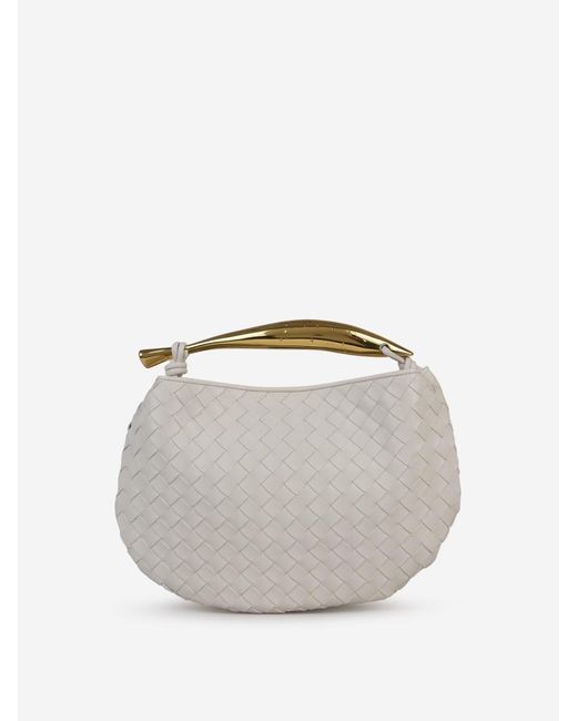 Bottega Veneta Gray Sardine Hand Bag