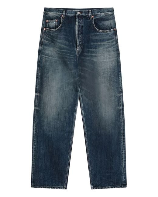Saint Laurent Blue High-Rise Denim Jeans for men
