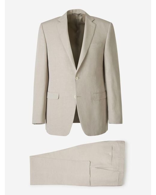 Canali Natural Linen And Silk Suit for men