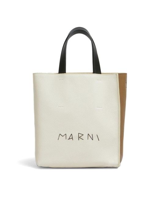 Marni Natural Mini Tote Bag