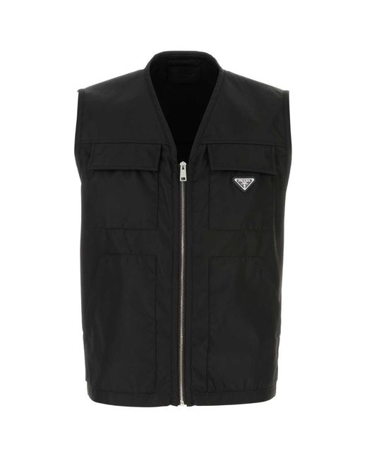 Prada Black Jackets for men