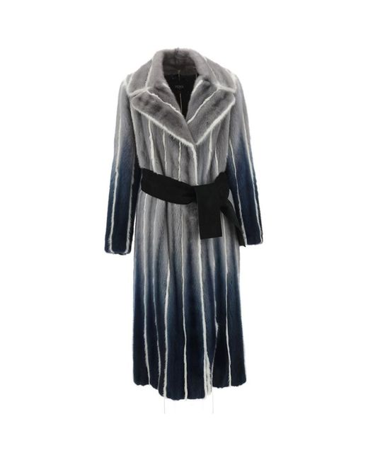Fendi Gray Coats