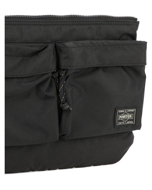 Porter-Yoshida and Co Black "Force" Shoulder Bag for men