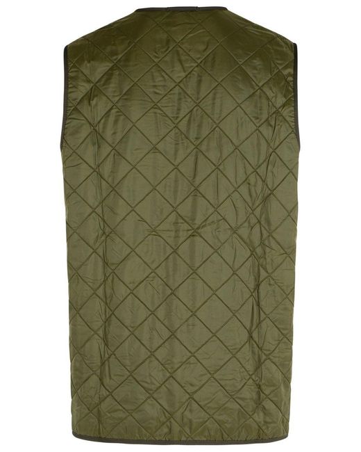 Barbour Green 'Polarquilt' Polyamide Vest for men