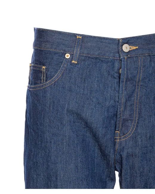 Dondup Blue Trousers for men