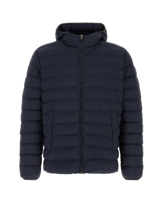 Herno Blue Stretch Nylon Jacket for men