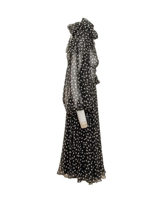 Dolce & Gabbana Black Longuette Dress