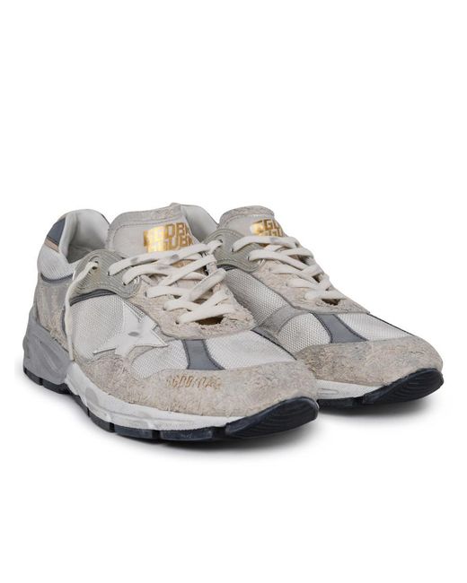 Golden Goose Deluxe Brand Gray Running Sneaker for men