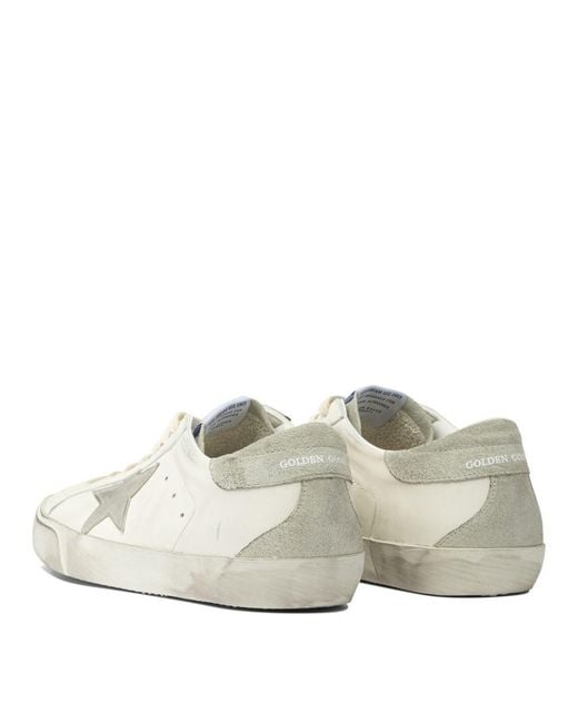 Golden Goose Deluxe Brand White "Super-Star" Sneakers for men