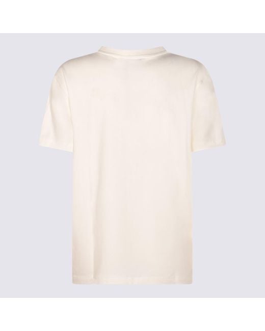 Blumarine Natural Cotton T-Shirt