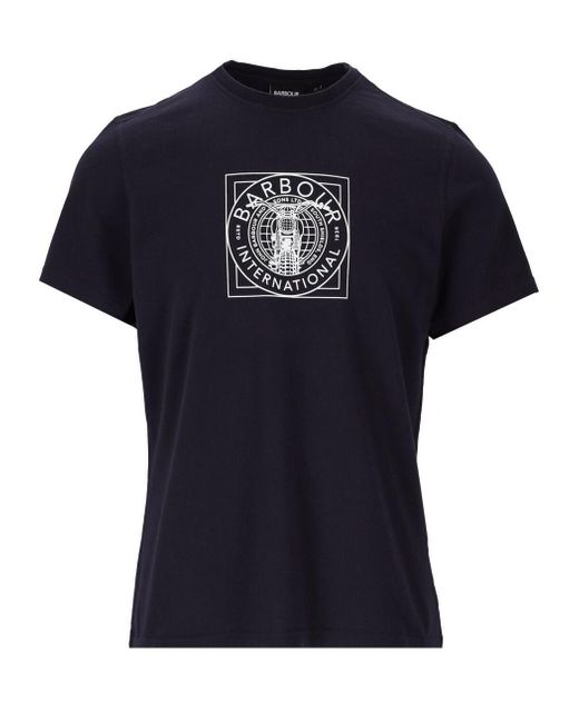 Barbour Black International Miles Tee T-Shirt for men