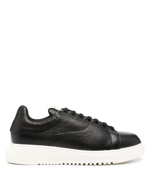 Emporio Armani Black Sneakers for men