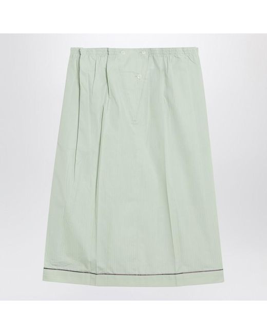 Prada Green Aqua-Coloured Skirt
