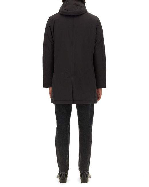 Woolrich Black Reversible Nylon Jacket for men
