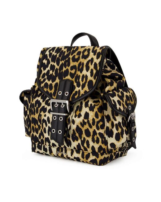 Ganni Black Bucky Small Backpack