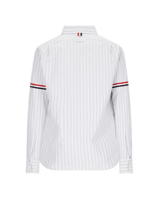 Thom Browne White Med Cotton Shirt for men