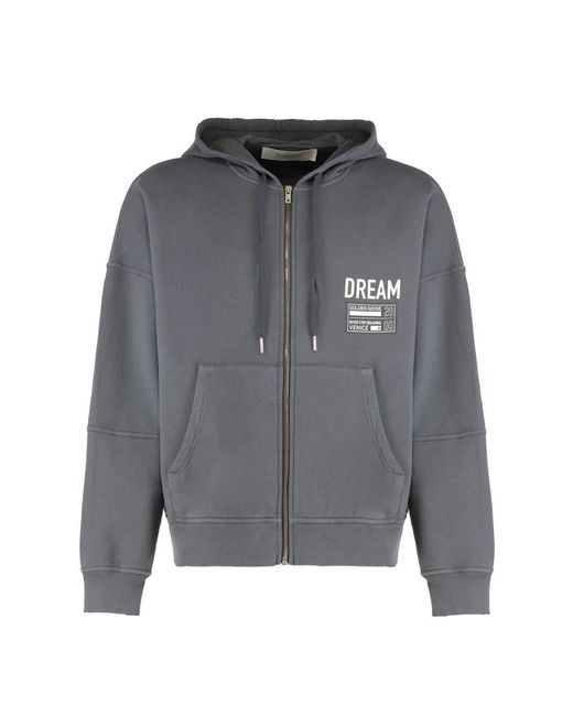Golden Goose Deluxe Brand Gray Full-Zip Hoodie for men