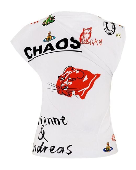 Vivienne Westwood White Hebo Top Clothing