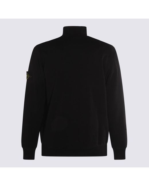 Stone Island Sweaters Blacks And Greys for men