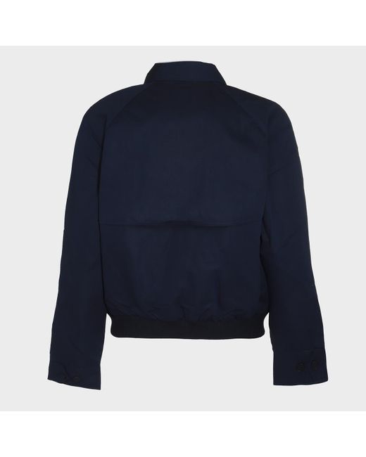 Maison Kitsuné Ink Cotton Casual Jacket in Blue for Men | Lyst