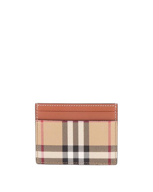 Burberry Pink Stitched Profile Cardcases