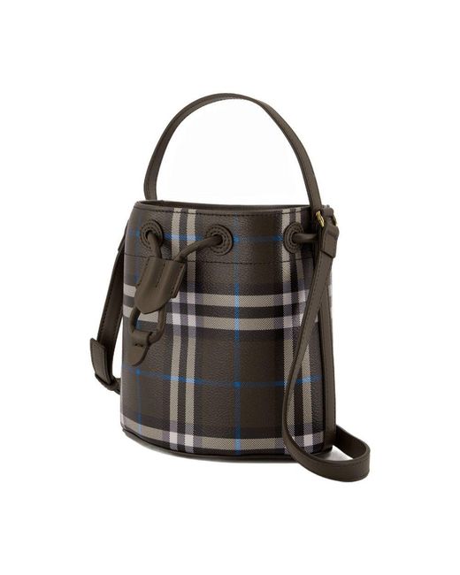 Burberry Black Mini Drawstring Crossbody