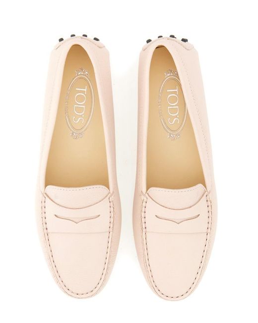 Tod's Natural Leather Loafer