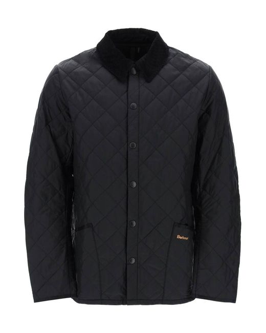 Barbour Black Heritage Liddesdale Quilted Jacket for men