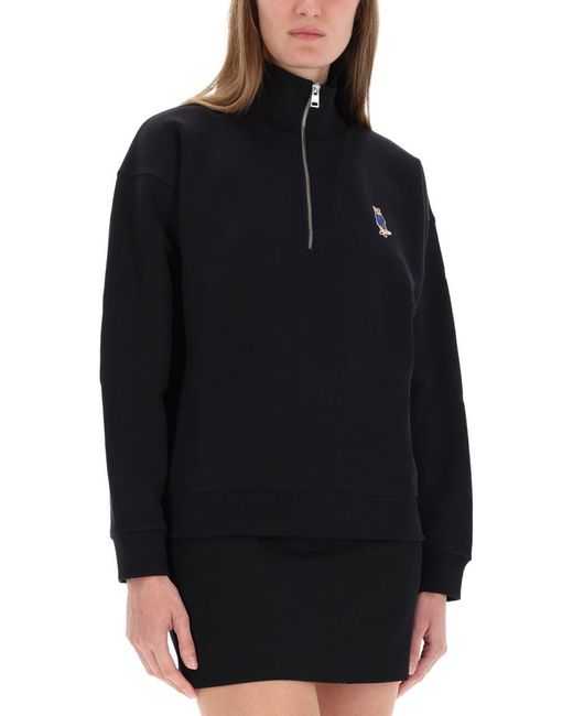 Maison Kitsuné Blue "Dressed Fox" Sweatshirt