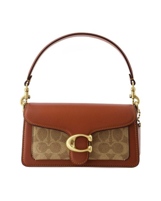 COACH Brown Tabby 20 Hobo Bag