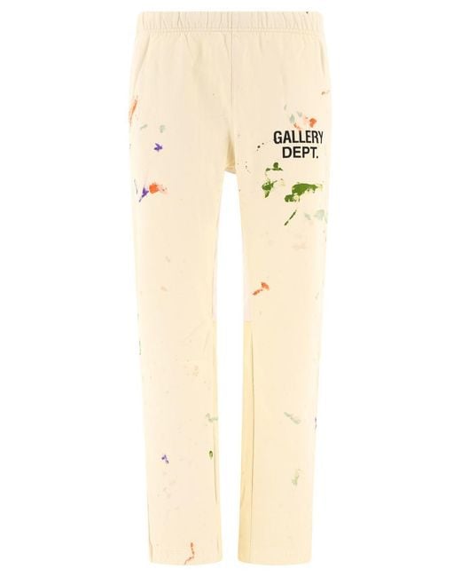 GALLERY DEPT. Natural "Painted Flare" Joggers for men