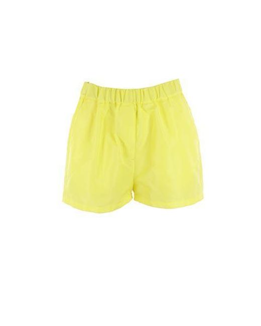 MSGM Yellow Shorts