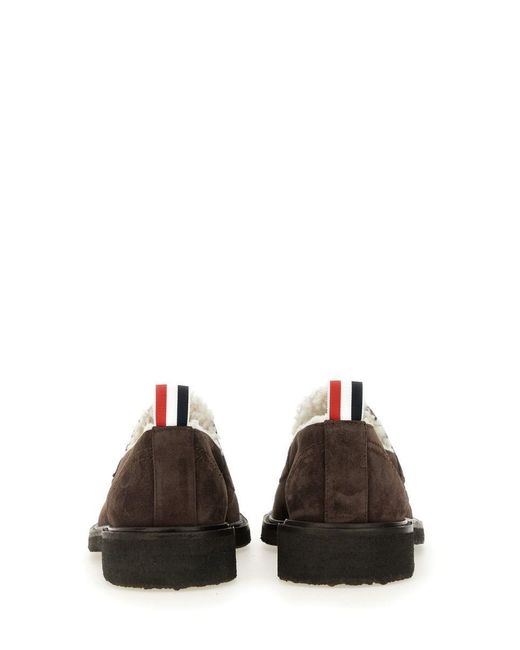 Thom Browne Brown Moccasin "Penny" for men