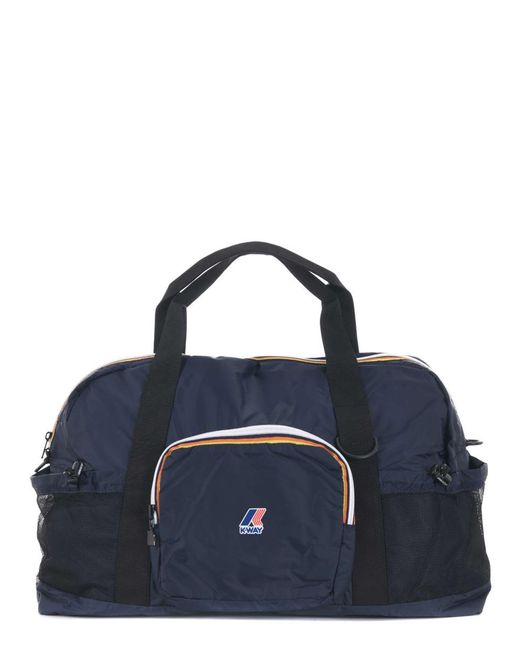 K-Way Blue Duffle Bag for men