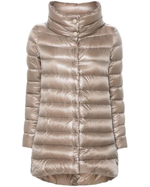 Herno Natural Ameli Midi Down Jacket