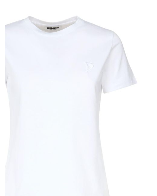 Dondup White T-Shirts And Polos