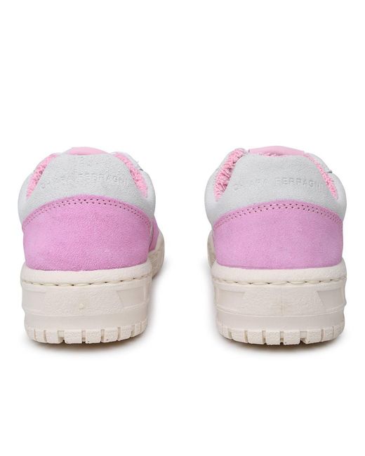 Chiara Ferragni Pink Suede Cf1 Sneakers