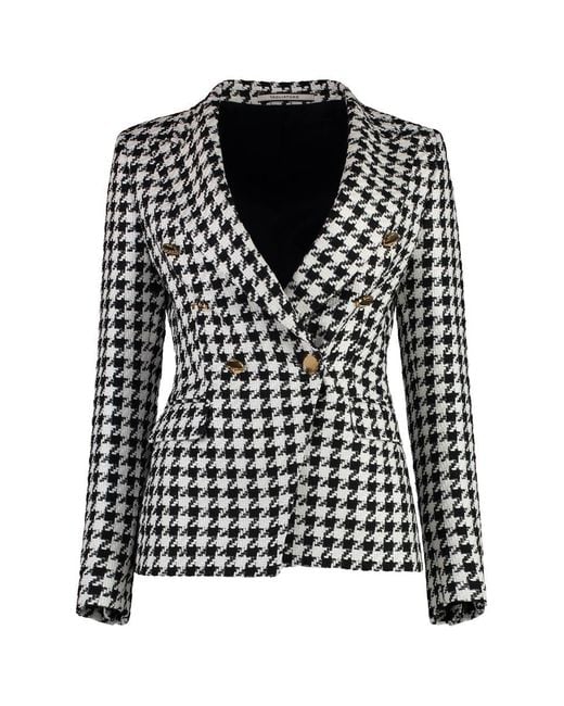 Tagliatore Black J-alycia Single-breasted Two-button Jacket