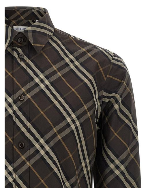 Burberry Gray 'Robert' Shirt for men