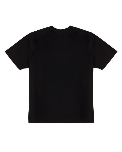 C P Company Black T-Shirt With Logo for men