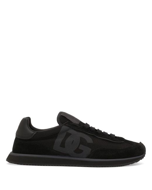 Dolce & Gabbana Black 'Dg Cushion' Sneakers for men