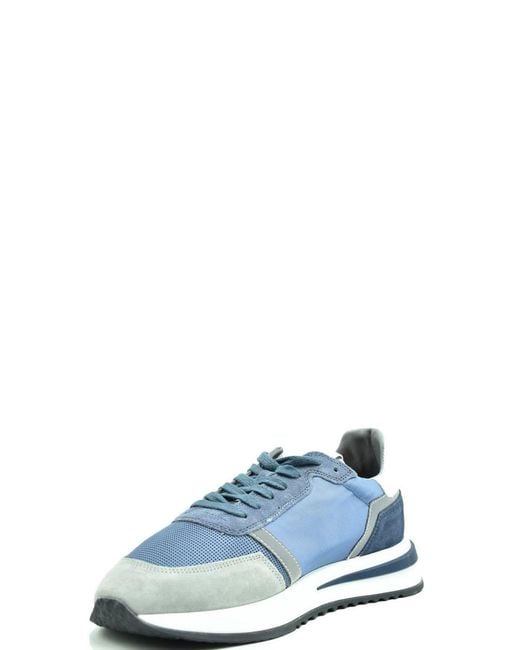 Philippe Model Blue Sneakers for men