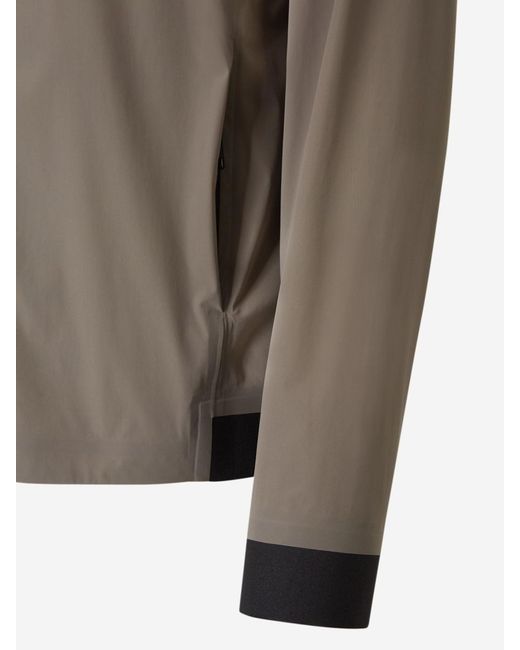 Moncler Brown Kurz Technical Jacket for men
