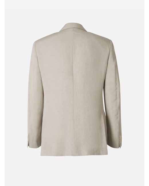 Canali Natural Linen And Silk Suit for men