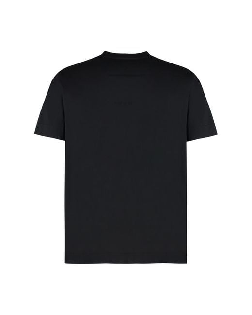 Givenchy Black Cotton Crew-neck T-shirt for men