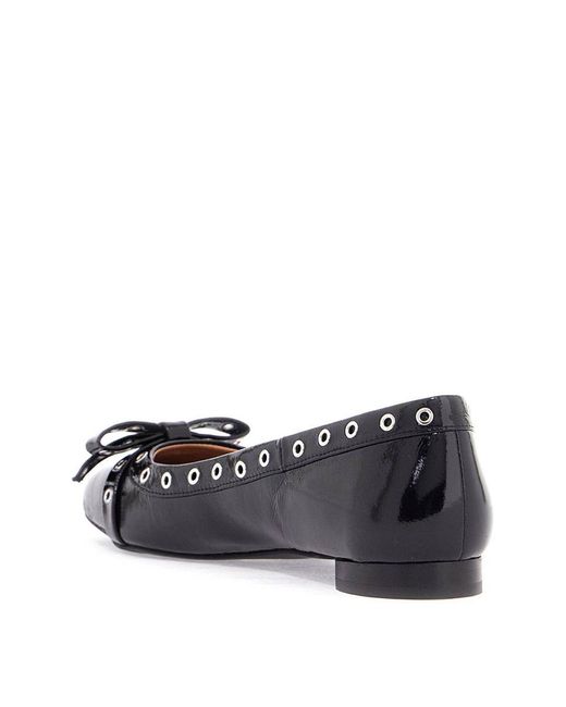 Ganni Black Synthetic Naplak Ball