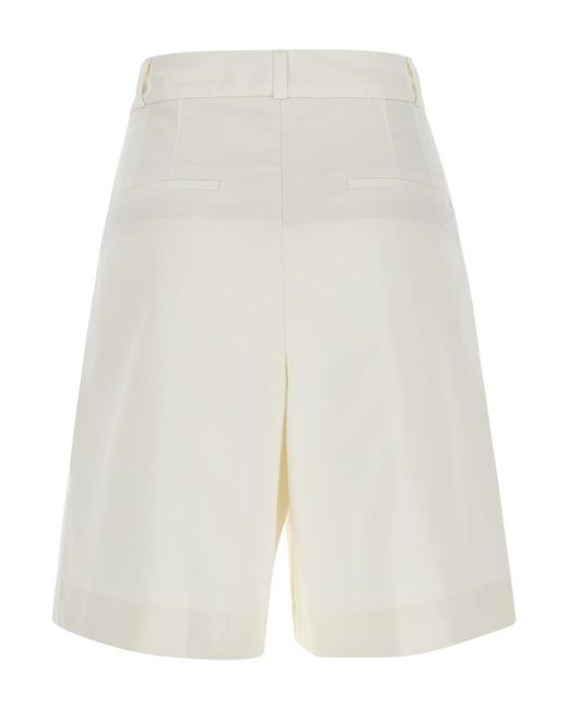 Rohe White Tailored Shorts