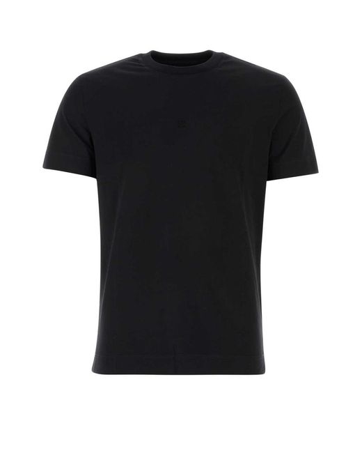 Givenchy Black Cotton Crew-Neck T-Shirt for men